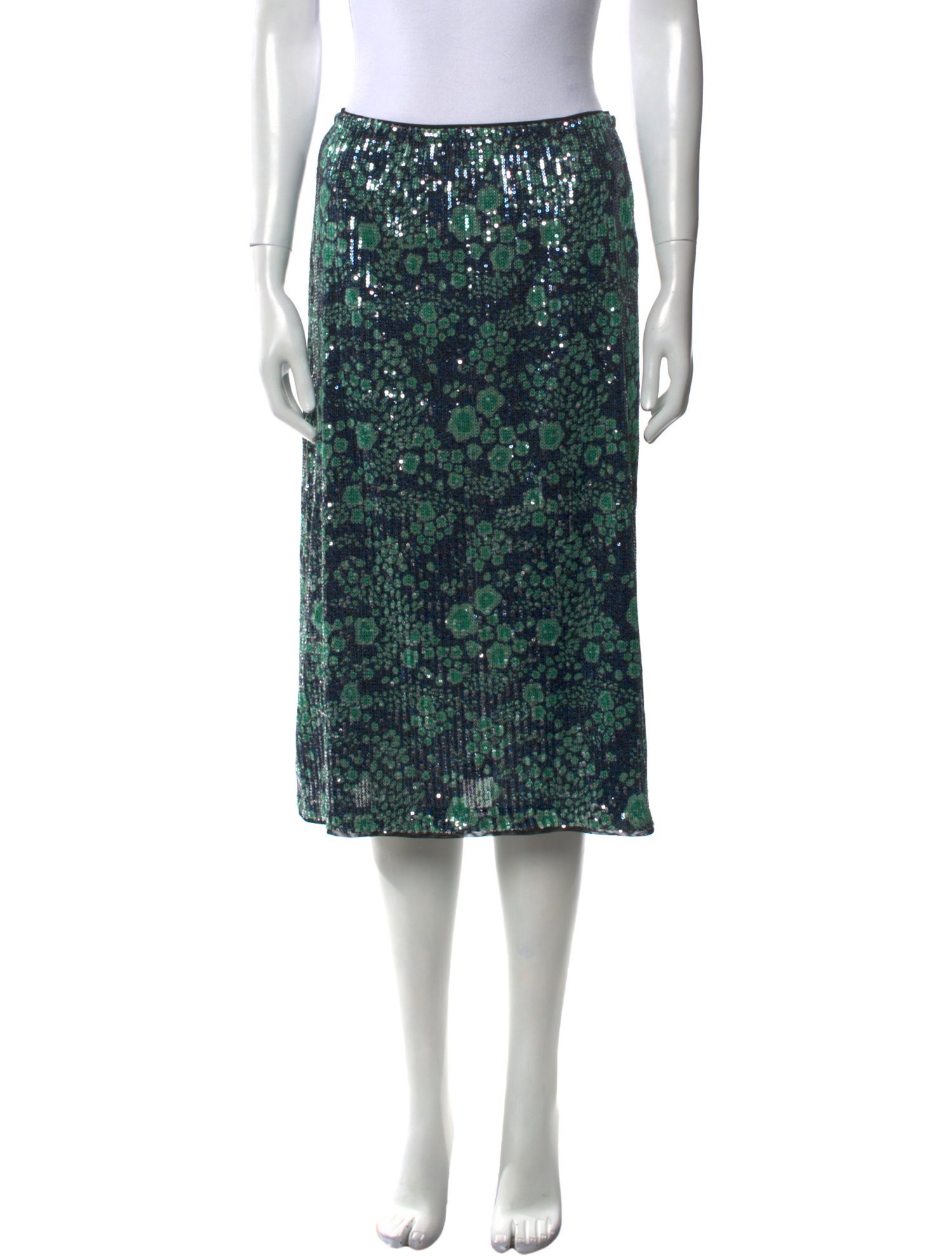 Baum und Pferdgarten Sequin Knee-Length Skirt